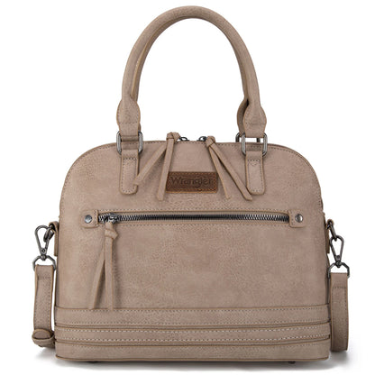Wrangler Top Handle Classic Barrel Satchel Bag/Crossbody