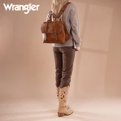 Wrangler Top Handle Carry Satchel/Laptop Bag/Backpack/Crossbody