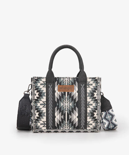 Wrangler All-Over Aztec Print Canvas Tote Bag