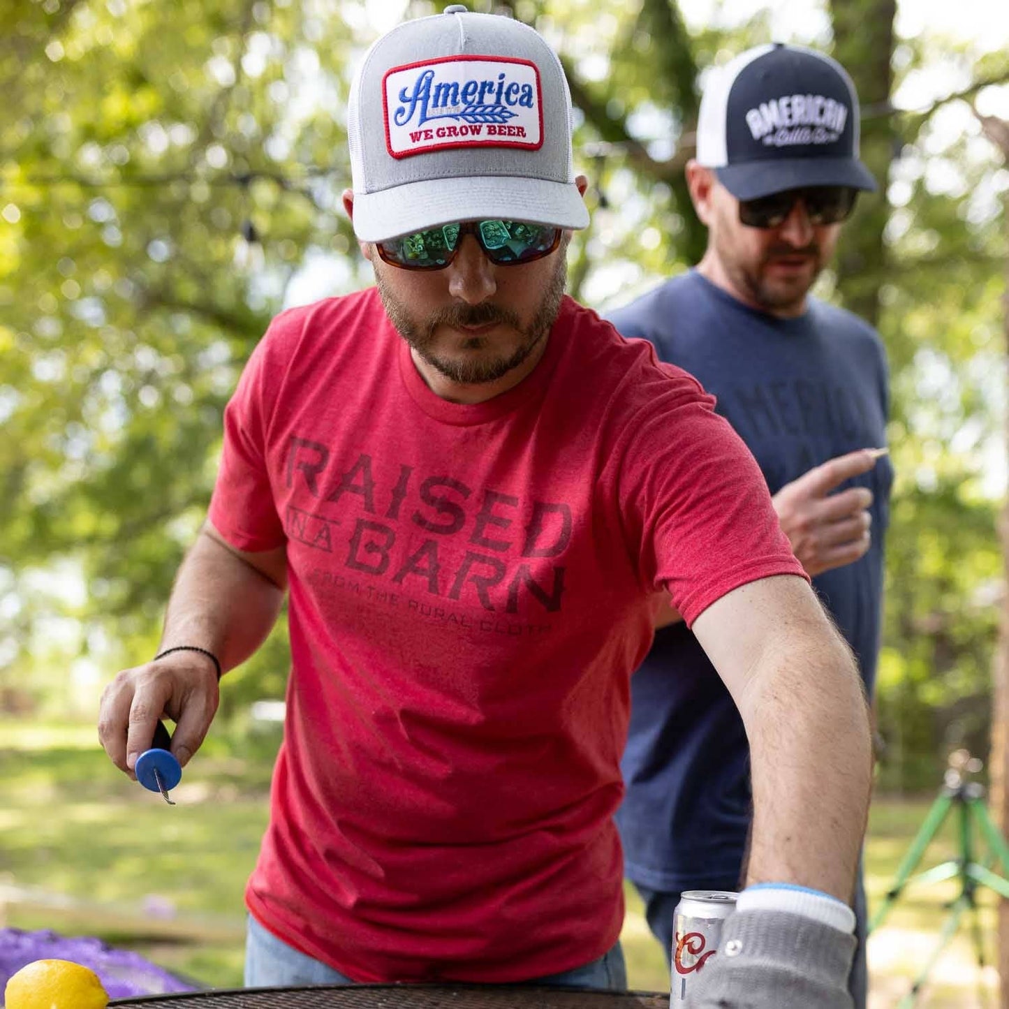 We Grow Beer Hat-Gray