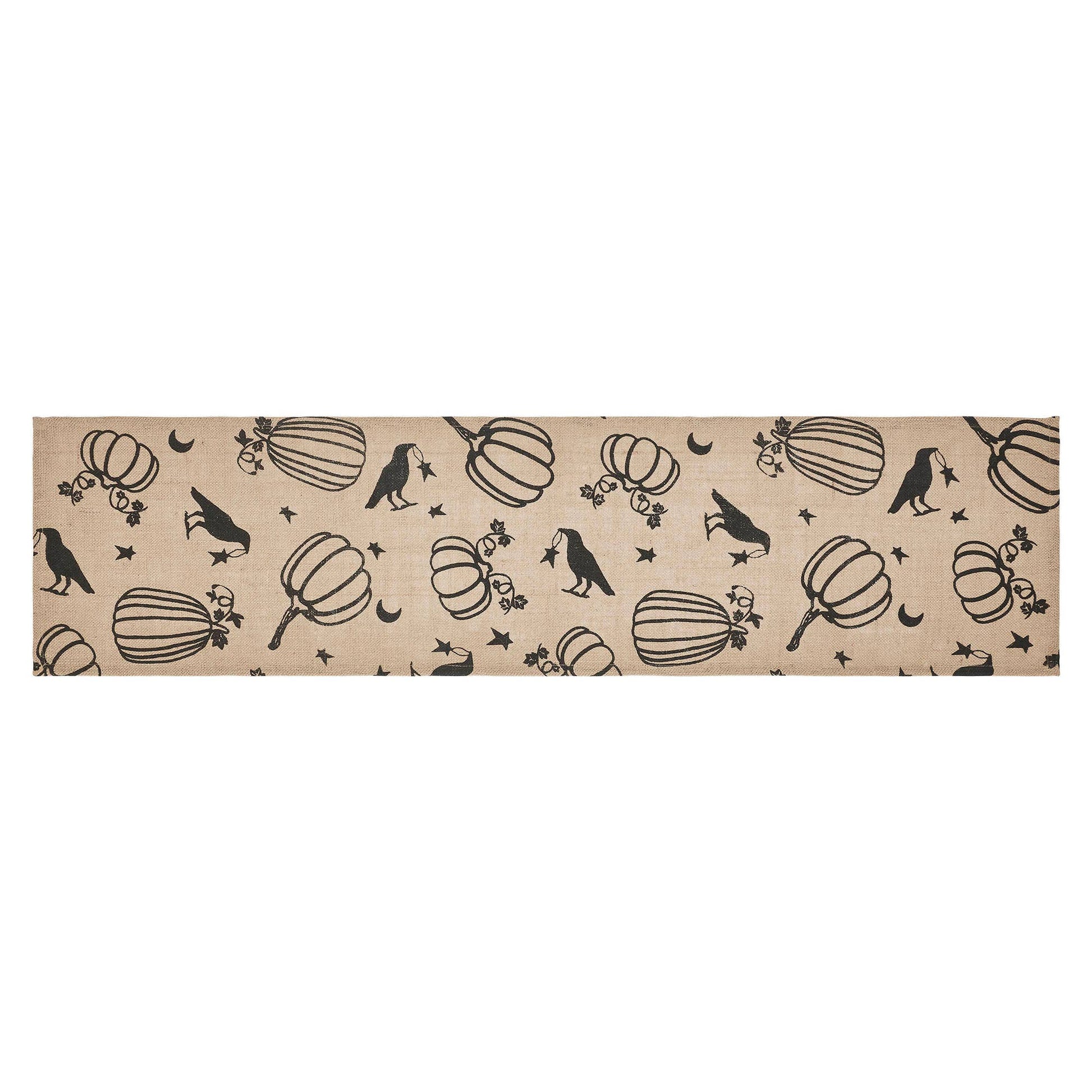 VHC Brands - Raven Harvest Burlap Jute Runner 12x48 - Wines'Designs