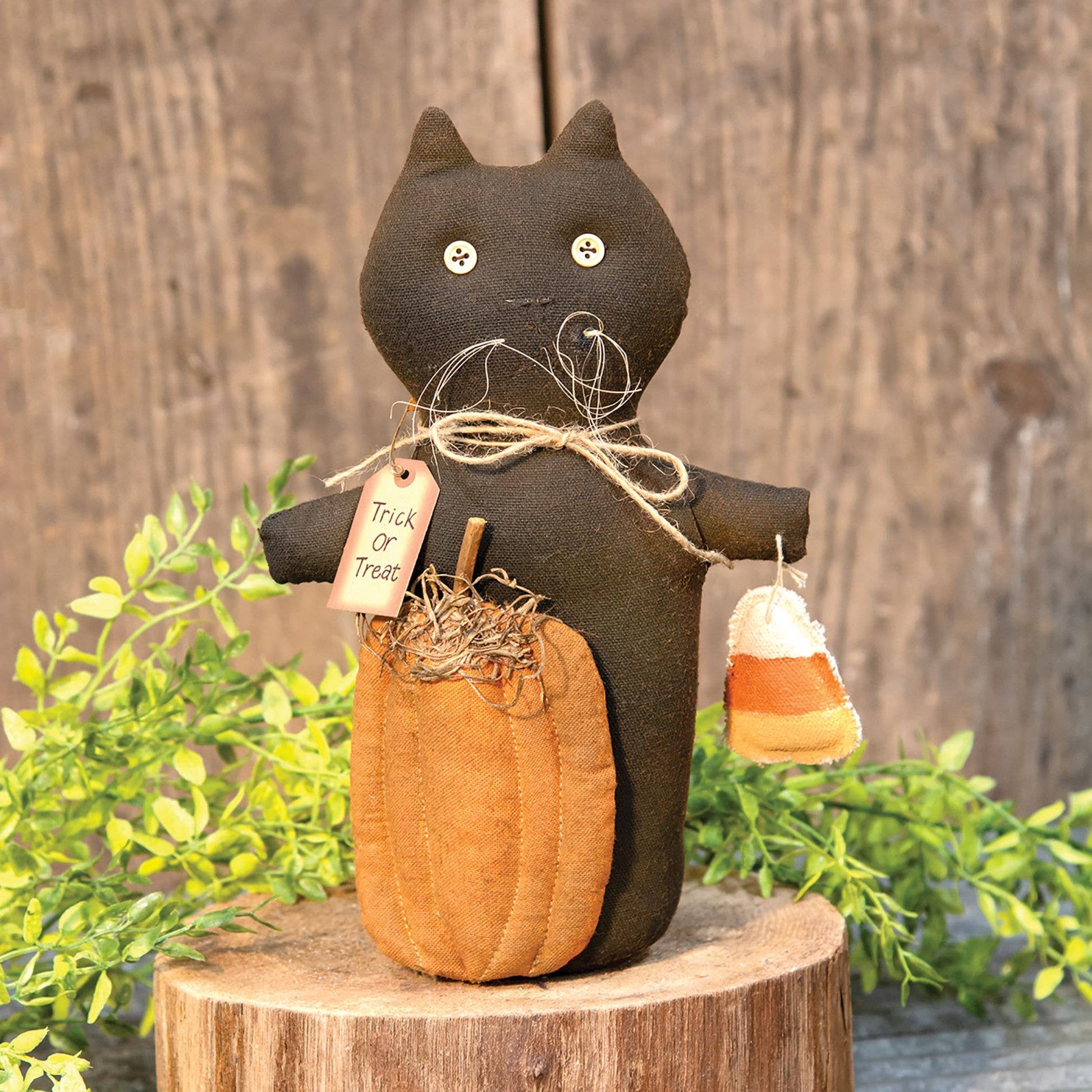 The Hearthside Collection - Trick or Treat Cat Doll - Wines'Designs