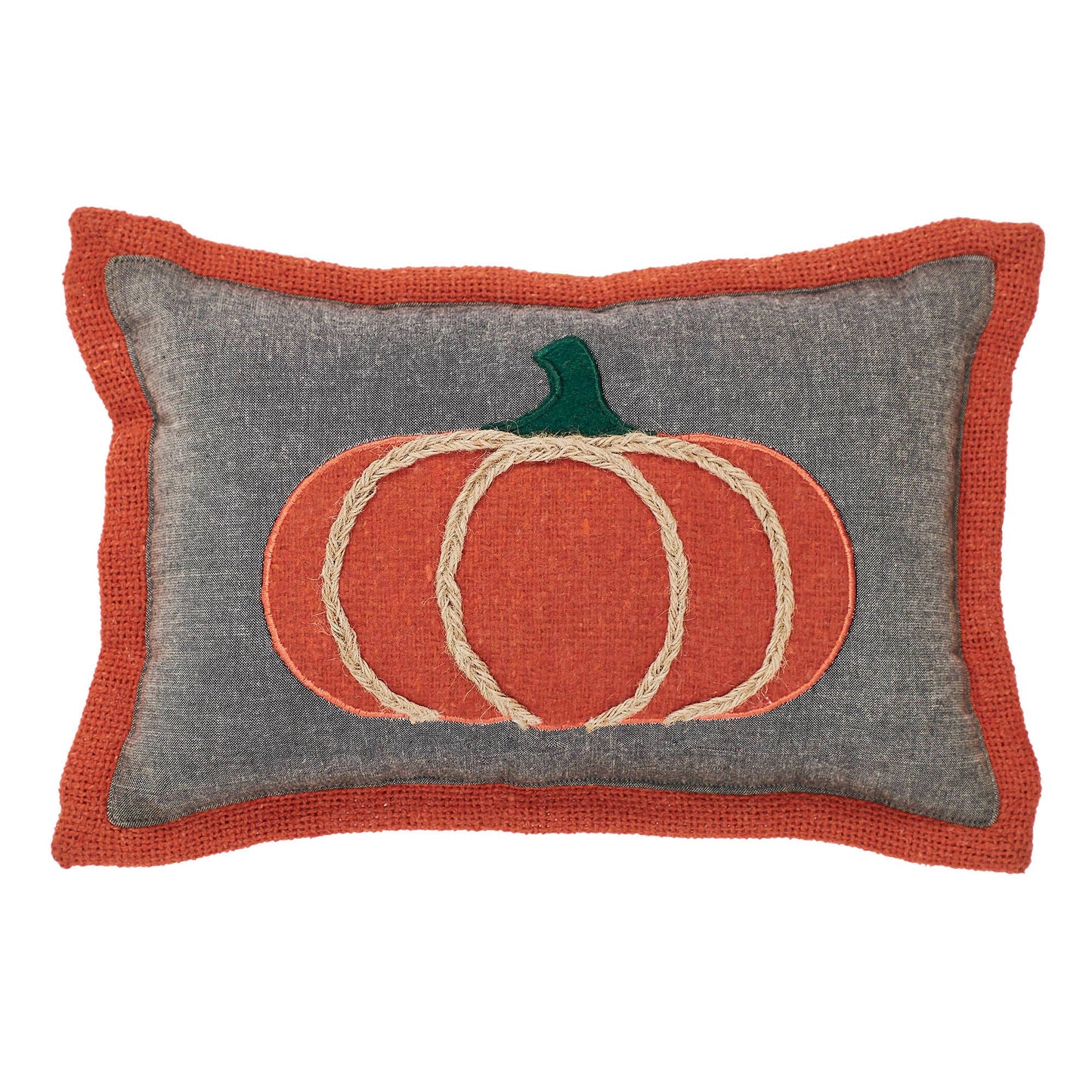 VHC Brands - Harvest Blessings Applique Pumpkin Pillow 7x11 - Wines'Designs