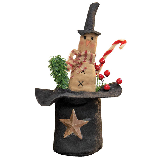 The Hearthside Collection - Top Hat Snowman - Wines'Designs