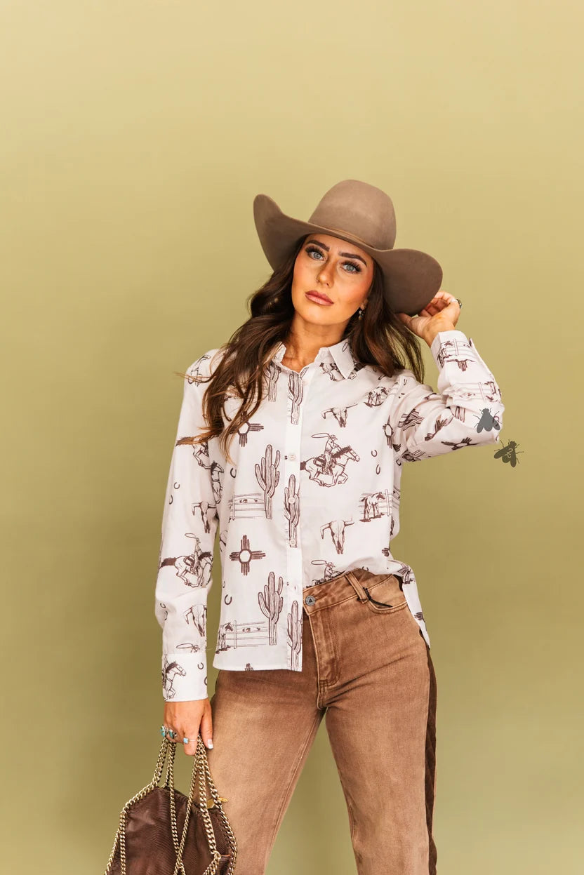 FAST HAND BUTTON UP TOP