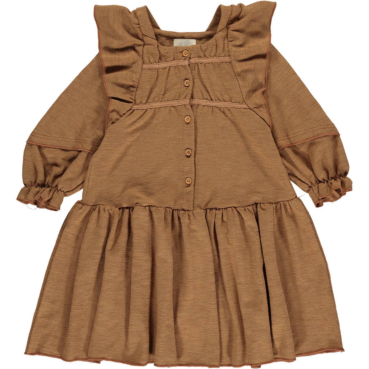 Vignette - Gabby dress in rust: 2y - Wines'Designs