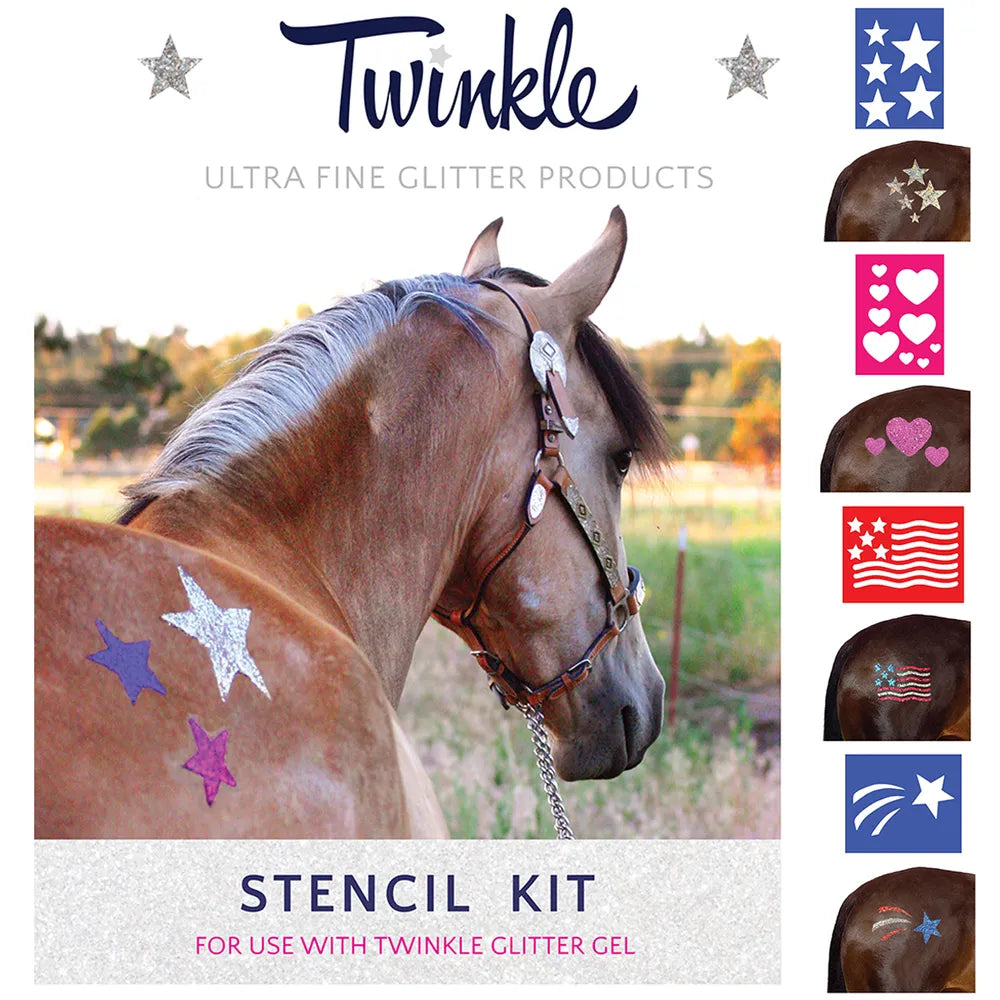 Stencil Kit For Horses - Awareness Ribbon - Wines'Designs