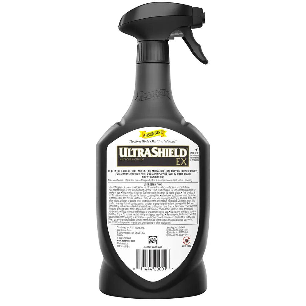 Ultra Shield EX Horse Insecticide and Repellent - Wines'Designs