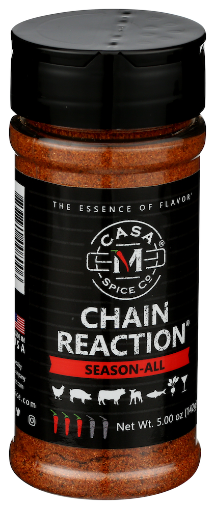 Casa M Spice Co LLC - Chain Reaction® Season-All - Plastic Shaker: Original - Wines'Designs