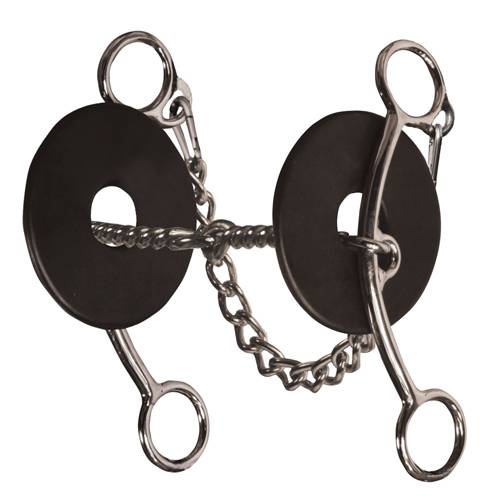 BRITTANY MED SHANK TWISTED WIRE SNAFFLE - Wines'Designs