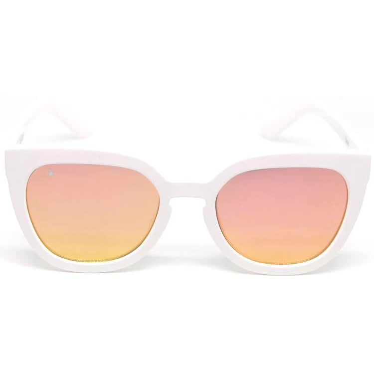 American Bonfire darlin' glam white sunglasses - Wines'Designs