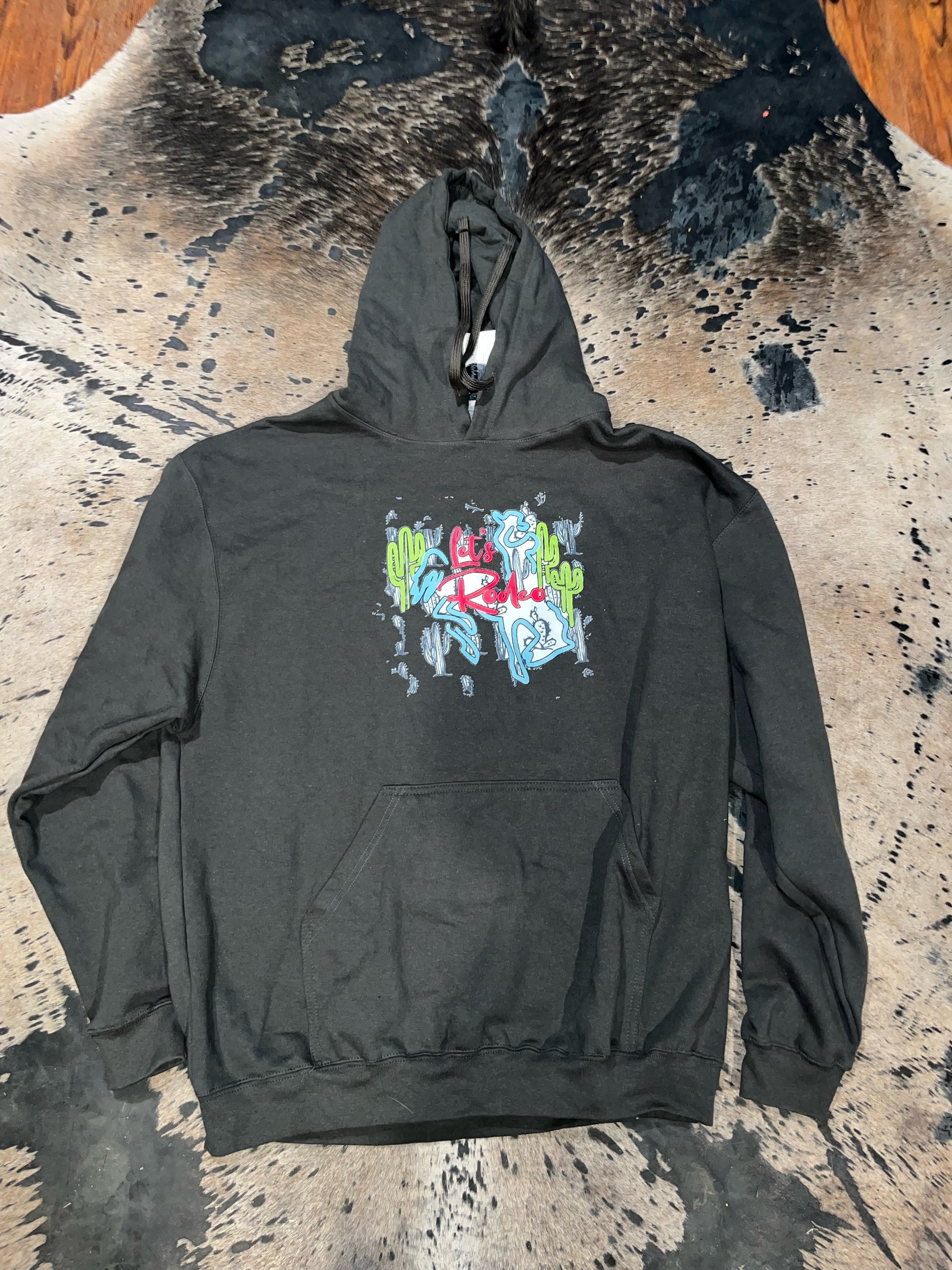 Let’s rodeo hoodie - Wines'Designs