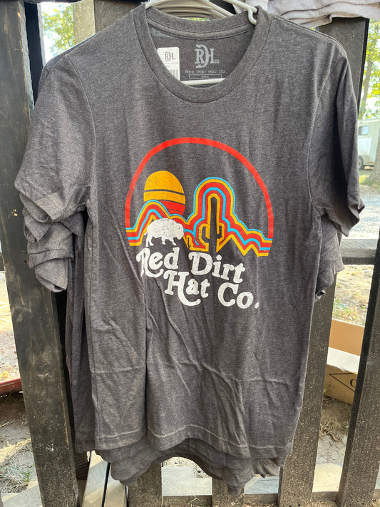 Red Dirt neon desert tee - Wines'Designs