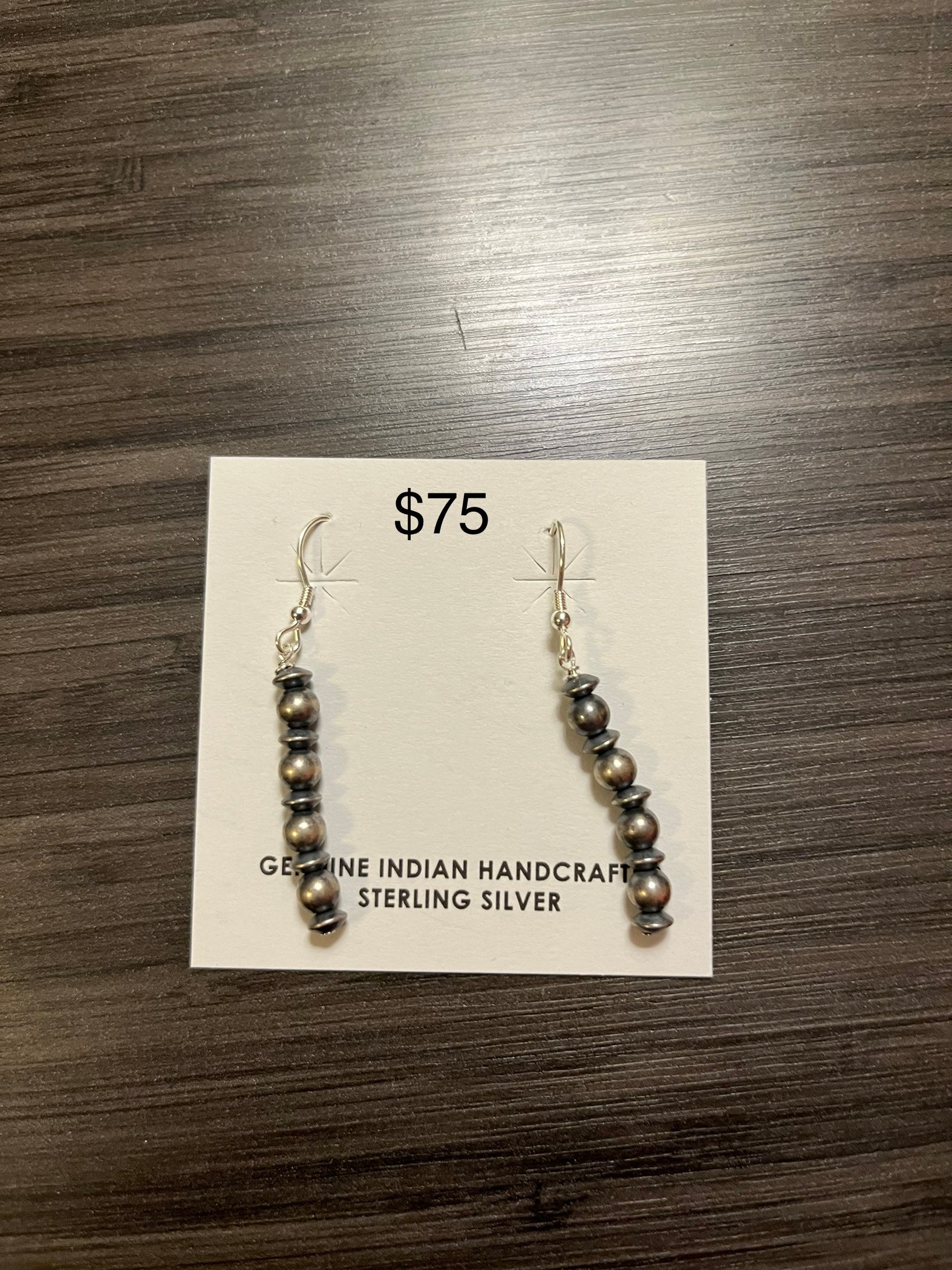 Authentic Navajo pearl earrings - Wines'Designs