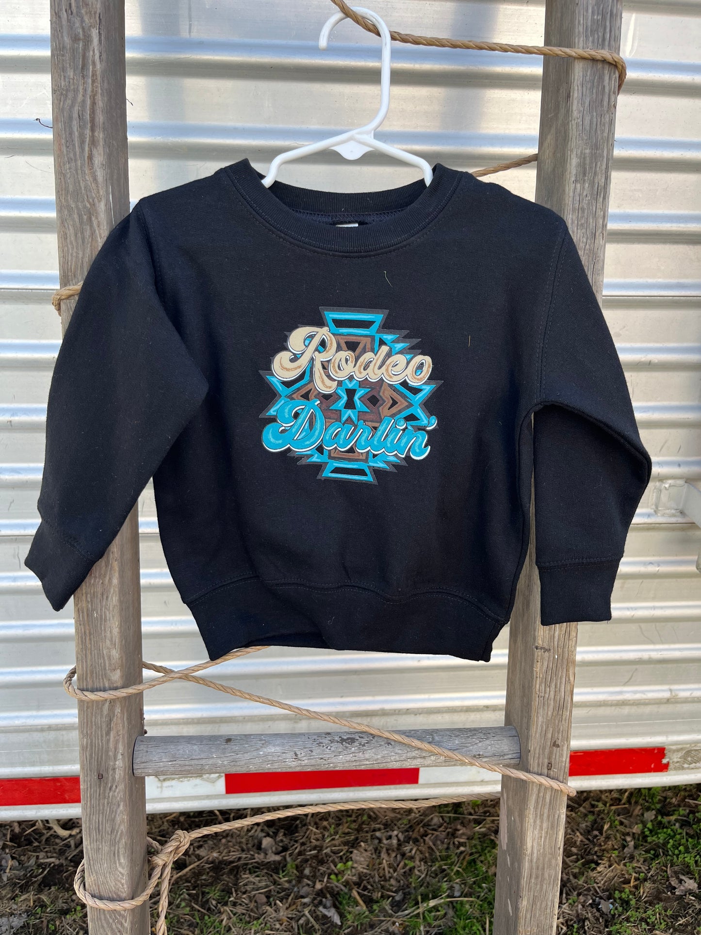 Toddler Rodeo Darlin sweatshirt - Wines'Designs