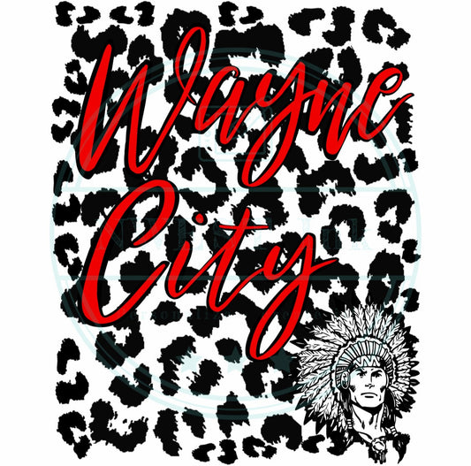 Wayne city leopard print - Wines'Designs