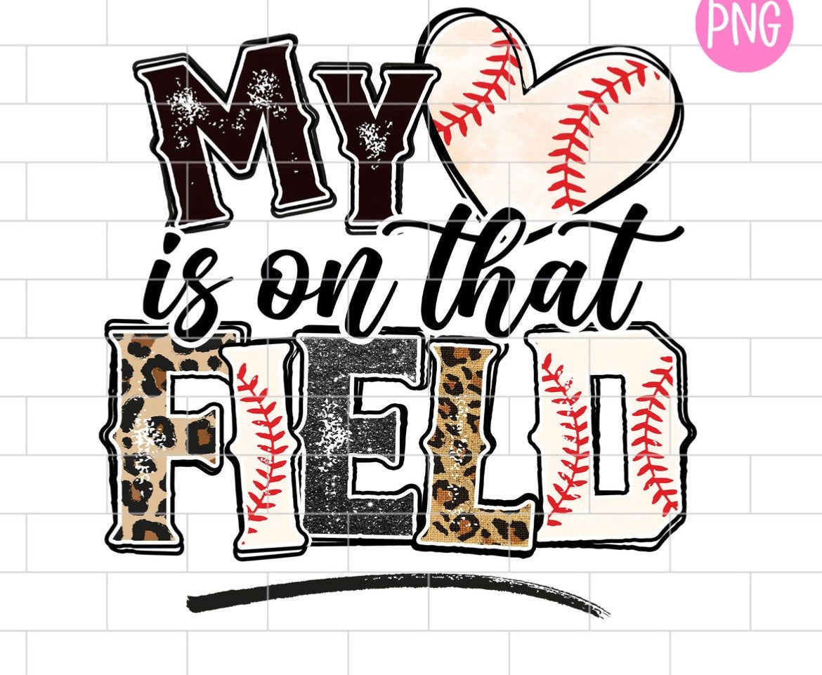 My ❤️ is on that field⚾️ - Wines'Designs