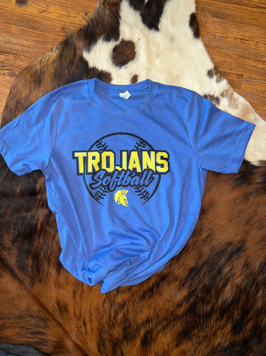 Trojans softball - Wines'Designs