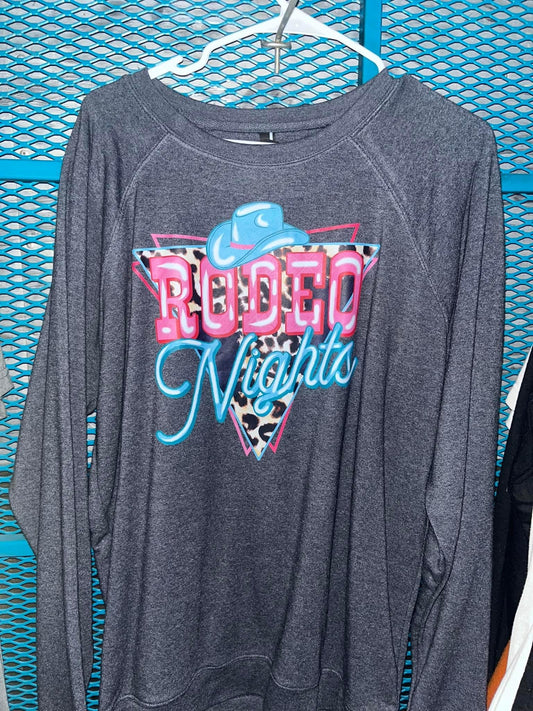 Rodeo nights sweatshirt - Wines'Designs