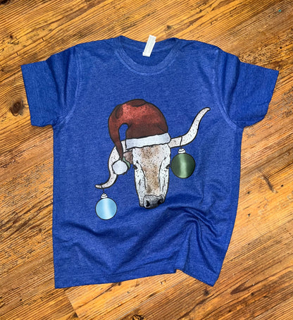 Christmas bull with ornaments - Wines'Designs