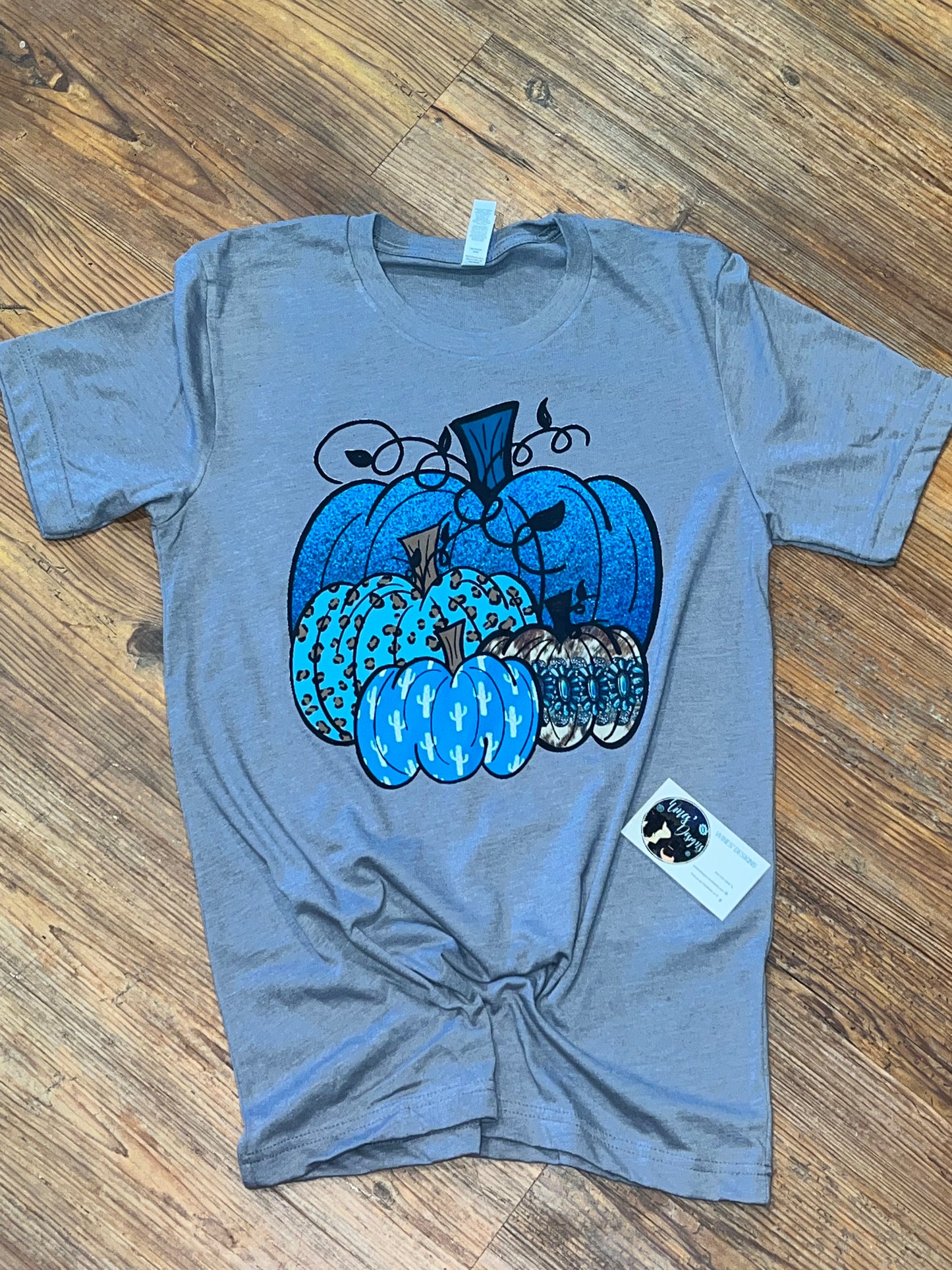 Turquoise pumpkins - Wines'Designs