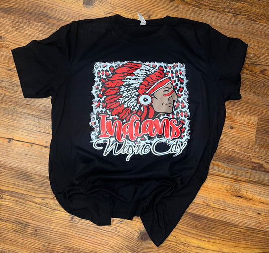 Wayne City Indians leopard - Wines'Designs