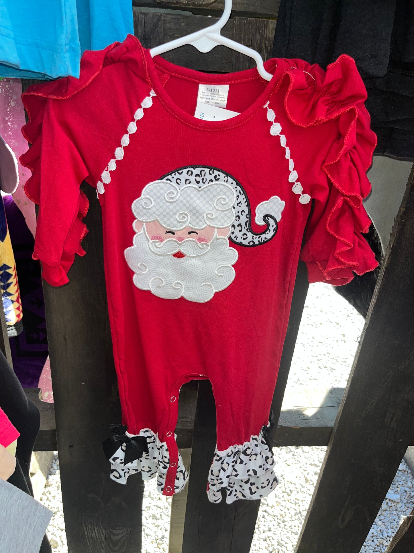 Santa jumpsuit - Wines'Designs