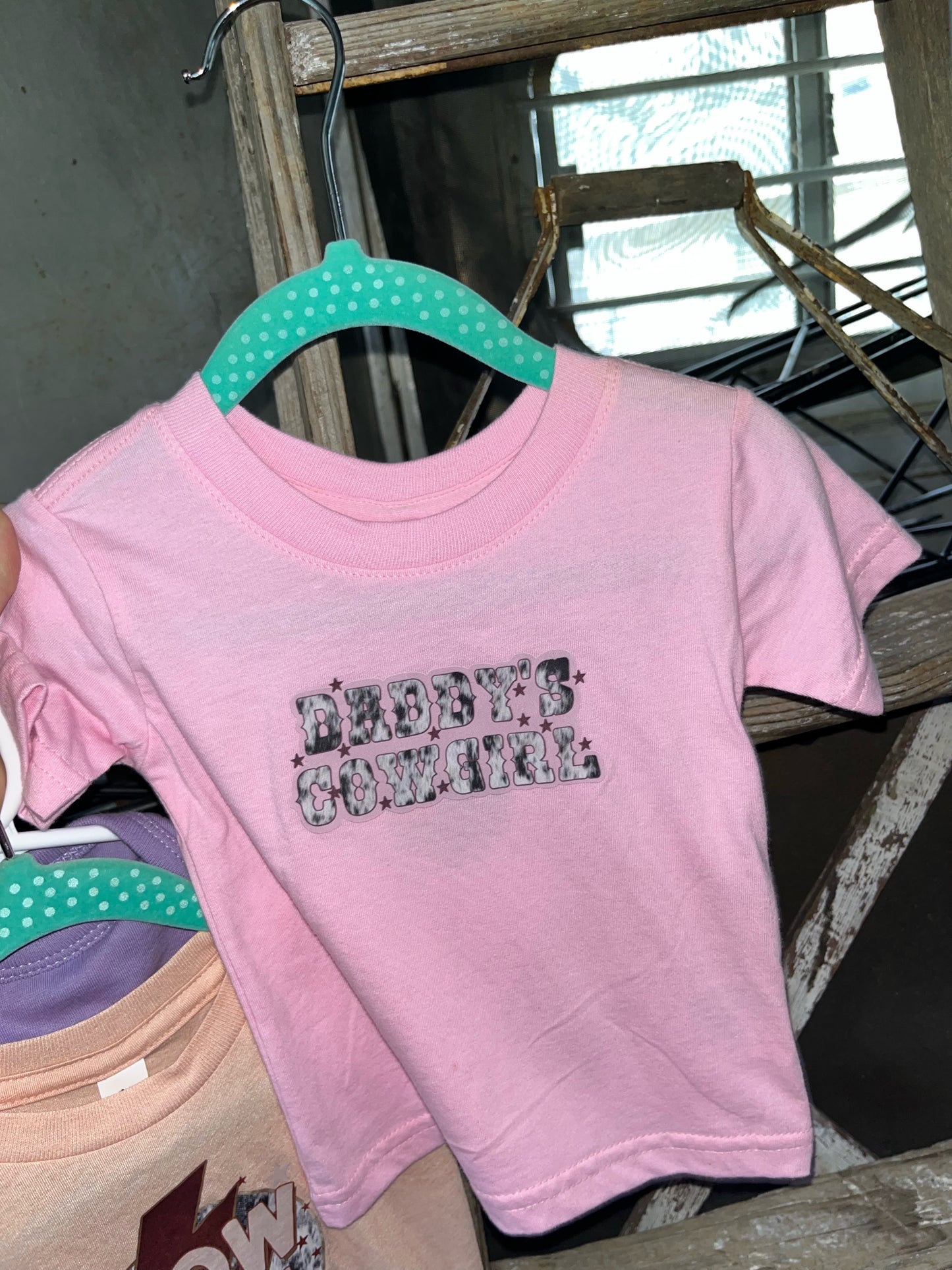 Daddy’s cowgirl infant tee - Wines'Designs