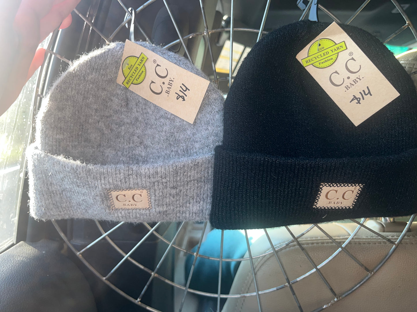 C.C. Baby beanie without pom - Wines'Designs