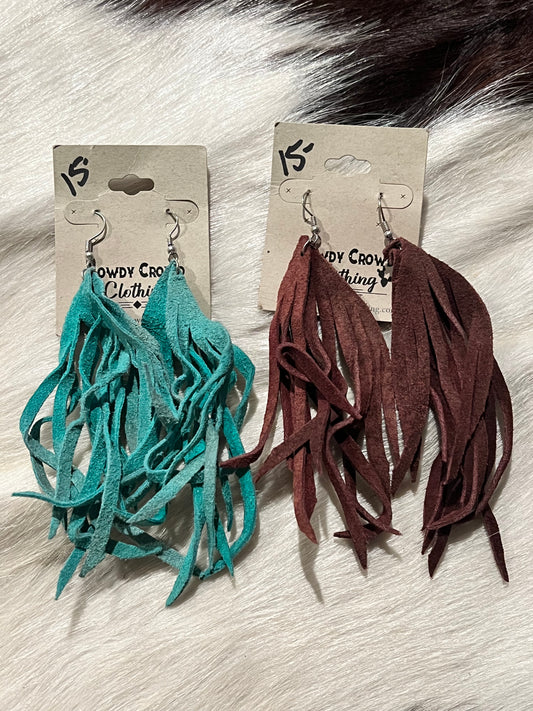 Fringe earrings - Wines'Designs