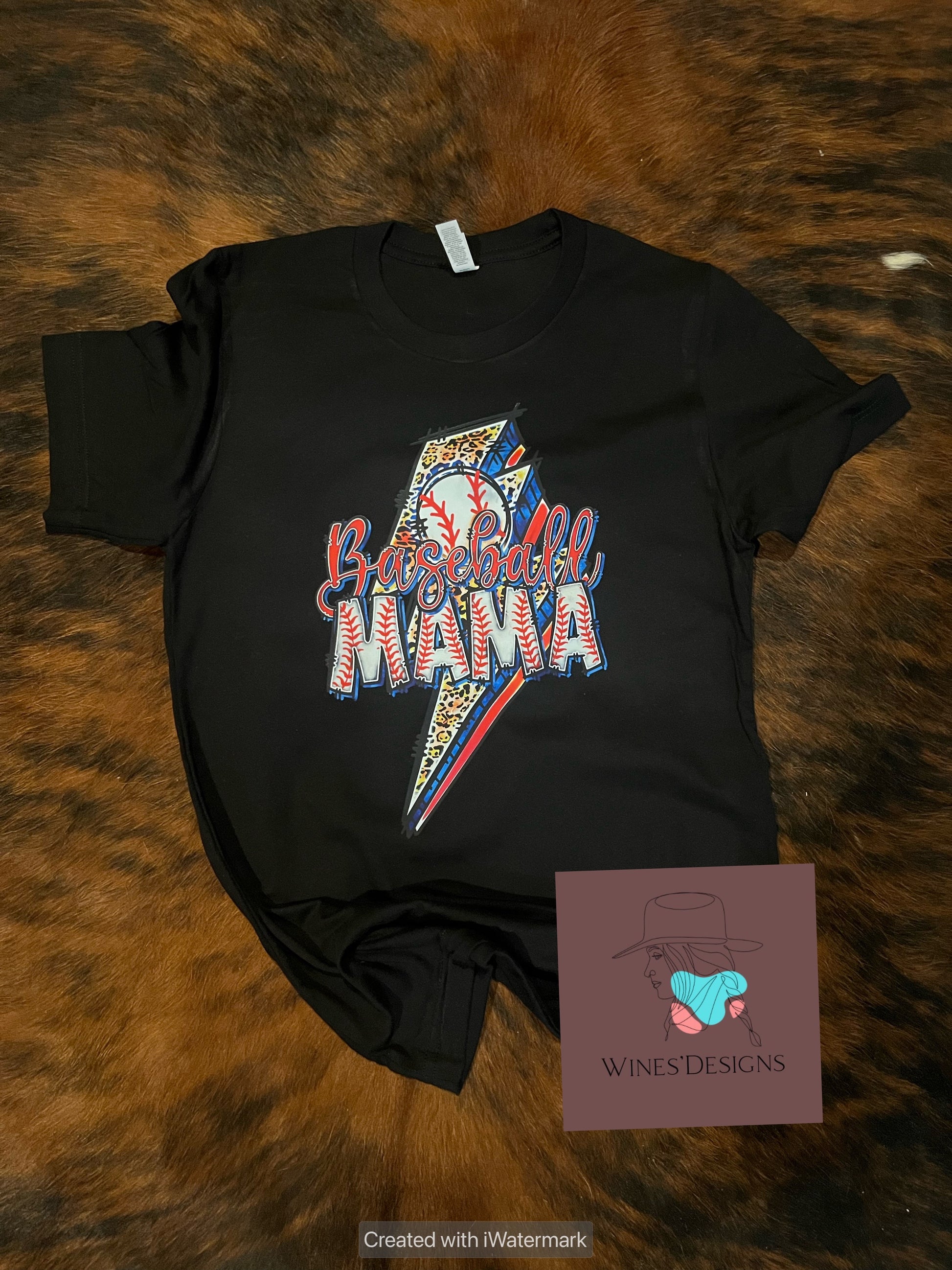 Baseball mama⚡️⚾️ - Wines'Designs