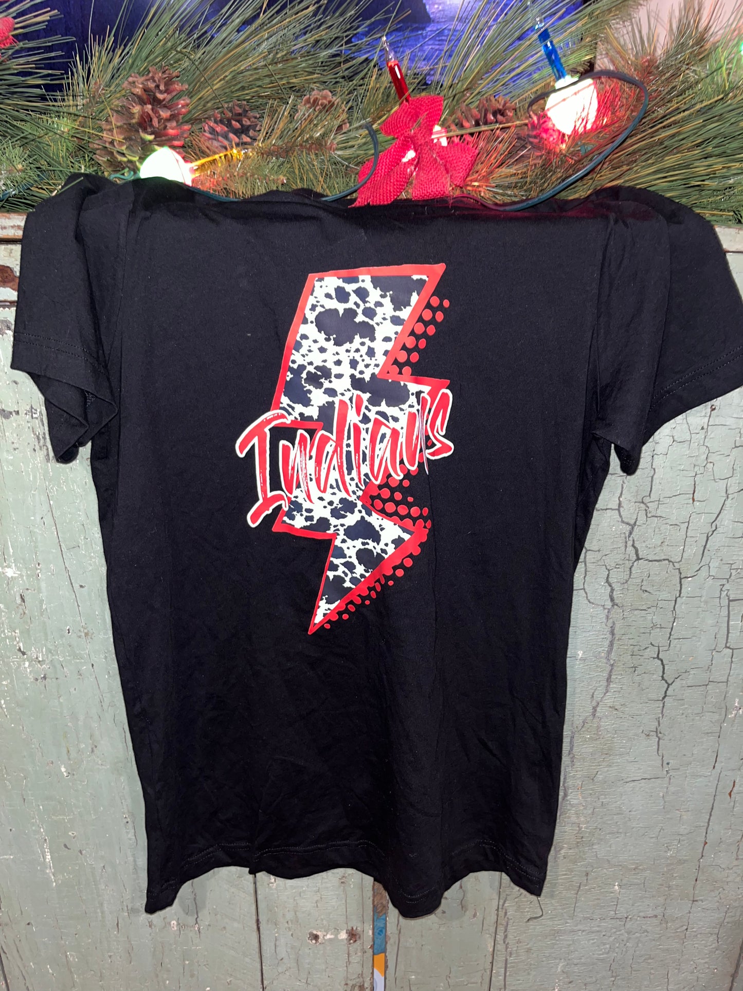 Indians cowhide lightning Bolt - Wines'Designs