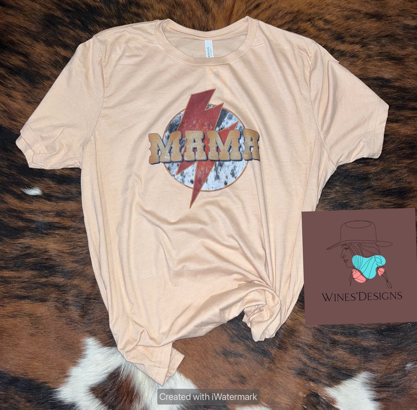 Mama cowhide - Wines'Designs