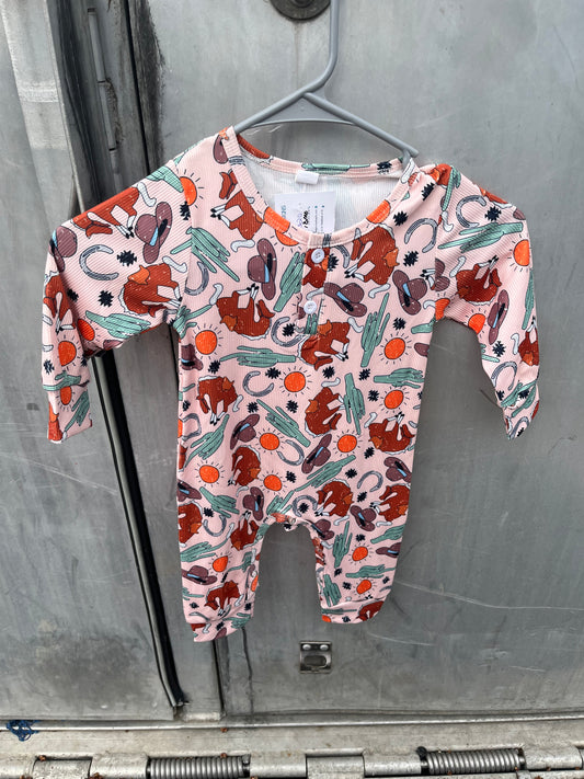 Bronc Infant romper - Wines'Designs