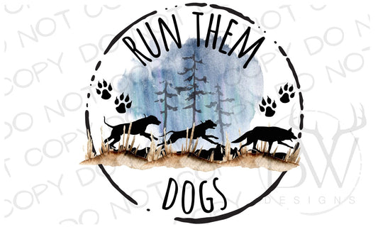 Run them dogs - Wines'Designs