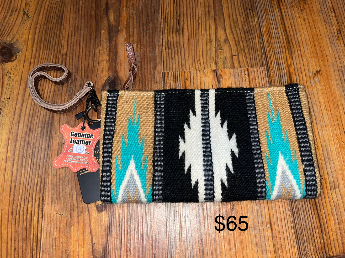 Saddle blanket wristlet - Wines'Designs