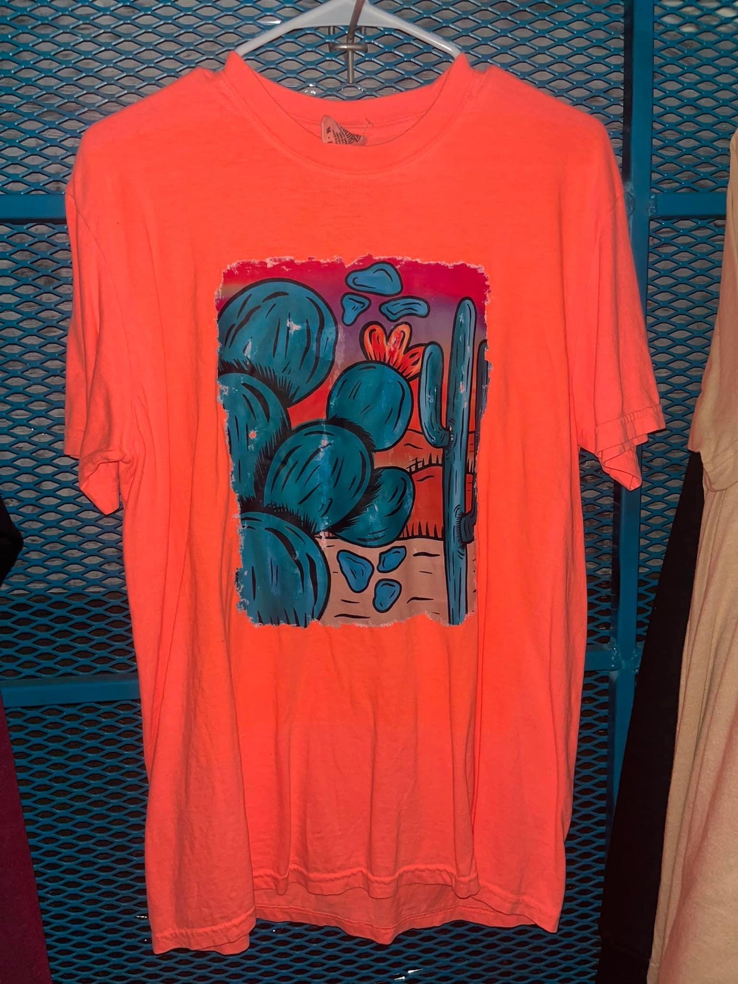 Cactus neon tee - Wines'Designs