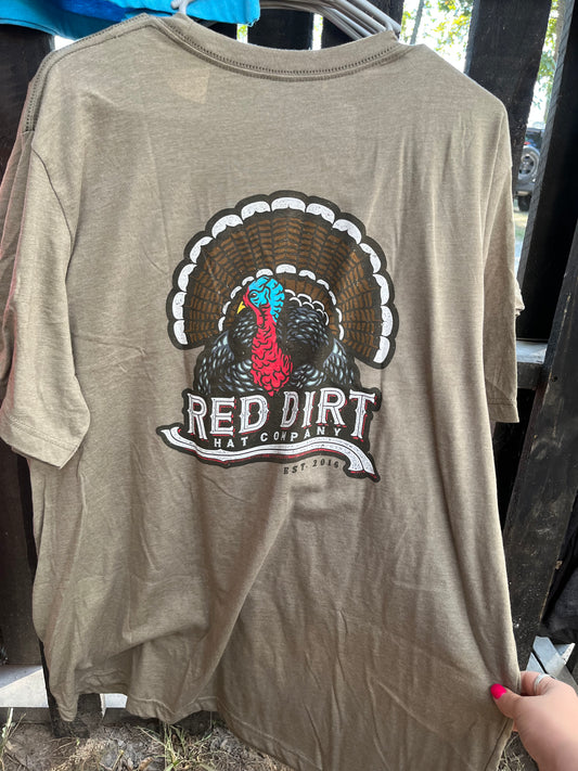 Red Dirt turkey tee - Wines'Designs